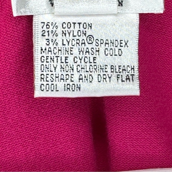 Talbots Pink Long Sleeve Relaxed V-Neck Sweater - Picture 4 of 4